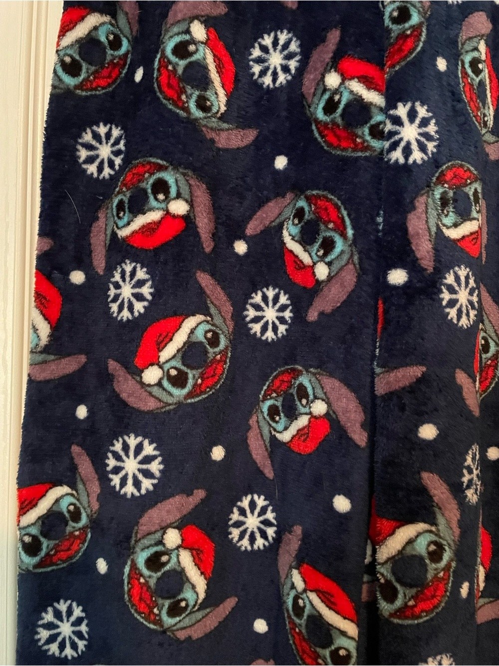 Disney Stitch Fuzzy Pajama Sleep Pants Size Small (4-6) - Picture 3 of 4